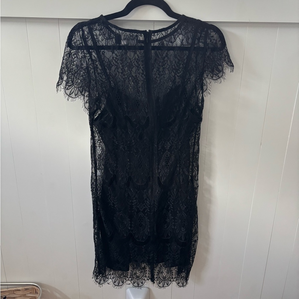 MINKPINK Black Lace Top